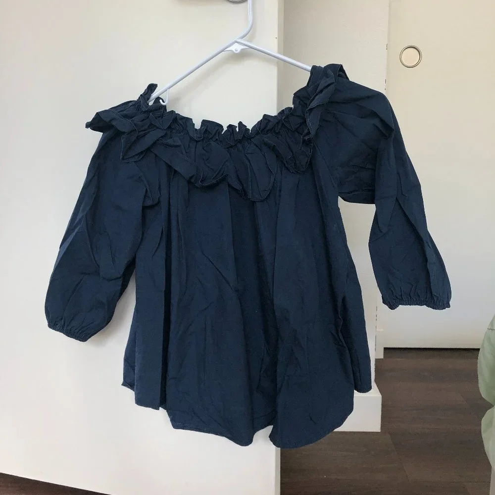 Off-Shoulder Ruffle Top - Picture 2 of 2